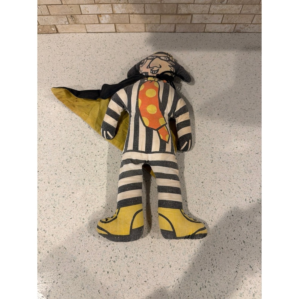 Vintage McDonalds Hamburglar‎ Plush Doll - Picture 4 of 6